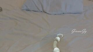 I wanted to show you my cunnilingus erogenous points, but I got so excited that took dildo and brought myself to squirt - 15 image