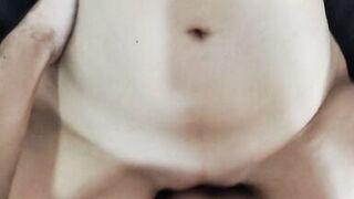 Female condom using tutorial and cum inside