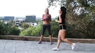 Irresistible Lesbian Sex with Blonde Milf very HOT!!