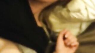 Girlfriend licking her own juices and being fingered