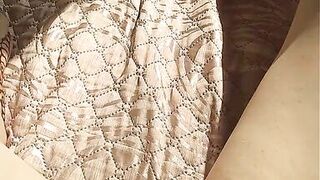 POV female masturbation, horny milf relaxes and gently masturbates her clitoris, the rays of the sun fall on her unshaven pussy and she gets an unreal morning orgasm Nimfa Mannay GinnaGg