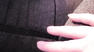 Rubbing my pussy through my leggings