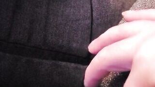 Rubbing my pussy through my leggings