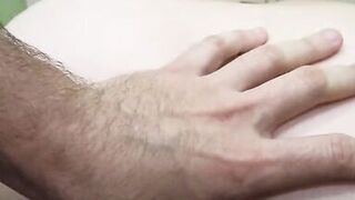 Played with sweet holes of a curvy girl in the bathroom