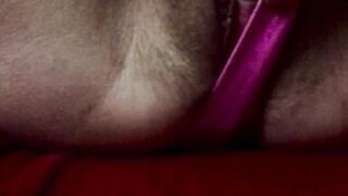 Showing my Hairy Pussy Close Up American Milf 04