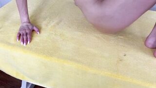 Amateur Latina Milf Receives Oiled Massage and Gets Fucked hard in POV style Banging