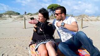 Beach ass cum and a wetter fuck at home