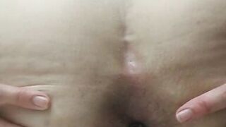 Spreading my ass, pissing, cumming. (extended)