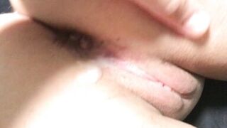 Closeup wet pussy fingered, fuck and cum inside - 15 image