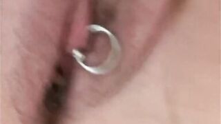 Mature MILF BBW Fun Vibe Play Pierced Bullet