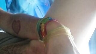 MILF Masturbates w Pink Dildo