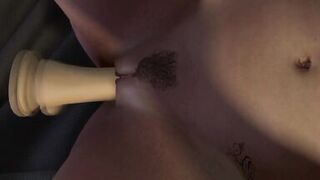 Mom on her Bed with the Dildo - 15 image
