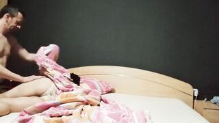 Stepson Sneak in Stepmom's Bed & Lick her Pussy