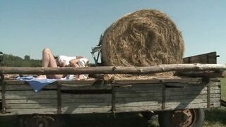 Amazing Public Rough Hardcore Anal Sex from Hilly Billy Village Guy and his All Natural Girl Crash