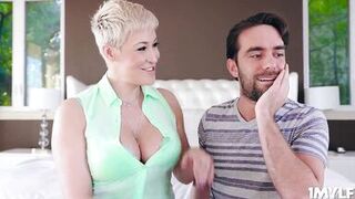 Stepson enjoying his stepmom Ryan Keely as that babe makes him eat her fur pie - 4 image