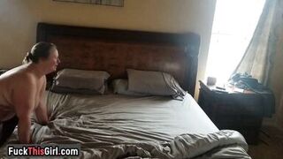 chunky legal age teenager rides step dads weenie