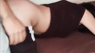 Fucked in fours phenomenal hot inexperienced Latina being fucked by stepbrother in the living room - breaking ass in fours of pink vagina morrita