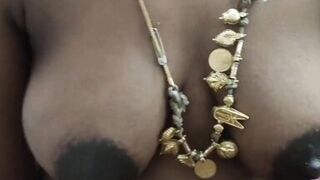 Desi aunty show big natural nipples and our boy friend sex with bedroom - 6 image