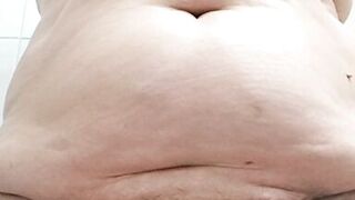 Wife cleaning her hairy pussy - 10 image