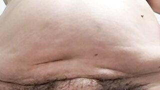 Wife cleaning her hairy pussy - 8 image