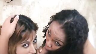 Two milfs make inexperienced guy cum three times - 2 image