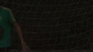 She gets filled her hairy pussy with a big black cock