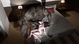 Sexy Milf Cass Impregnated By a Black Monster Cock