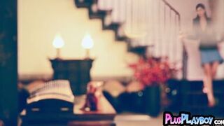 Watch petite Chinese MILF Wu Muxi flaunt her hot Chinese pussy for Playboy in solo play - 2 image