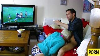 Watch MILF with tattoos ride Phil Hollyday's hard cock and get her ass drilled hard