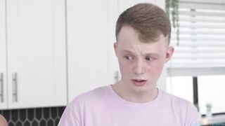 Stepmom Armani Black seduces stepson with her tight pussy & kitchen skills - 2 image