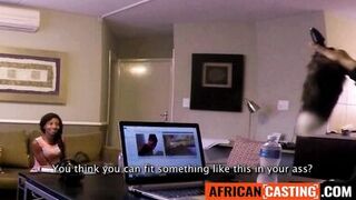 Sphinx & Stevens interview: MILF with natural tits deepthroats a massive white cock in POV - 2 image