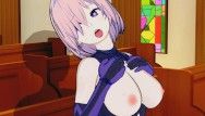Fate/grand order - mash kyrielight titty fuck drawing